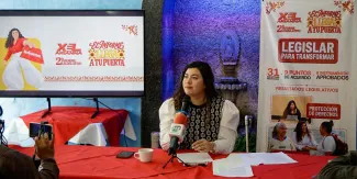 Xel Arianna busca diputación federal por Morena; Talavera podría suplirla