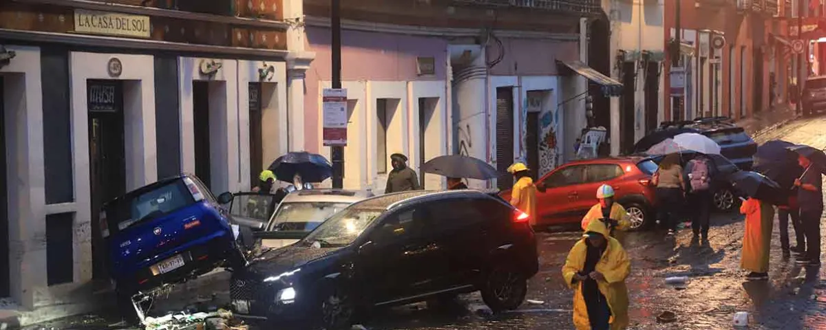Pérdidas totales en comercios del CH de Puebla por tromba