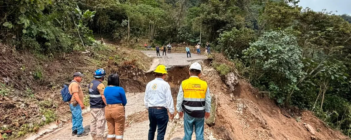 Tormentas provocan deslaves y destrucción carretera en las Sierras Norte y Nororiental 