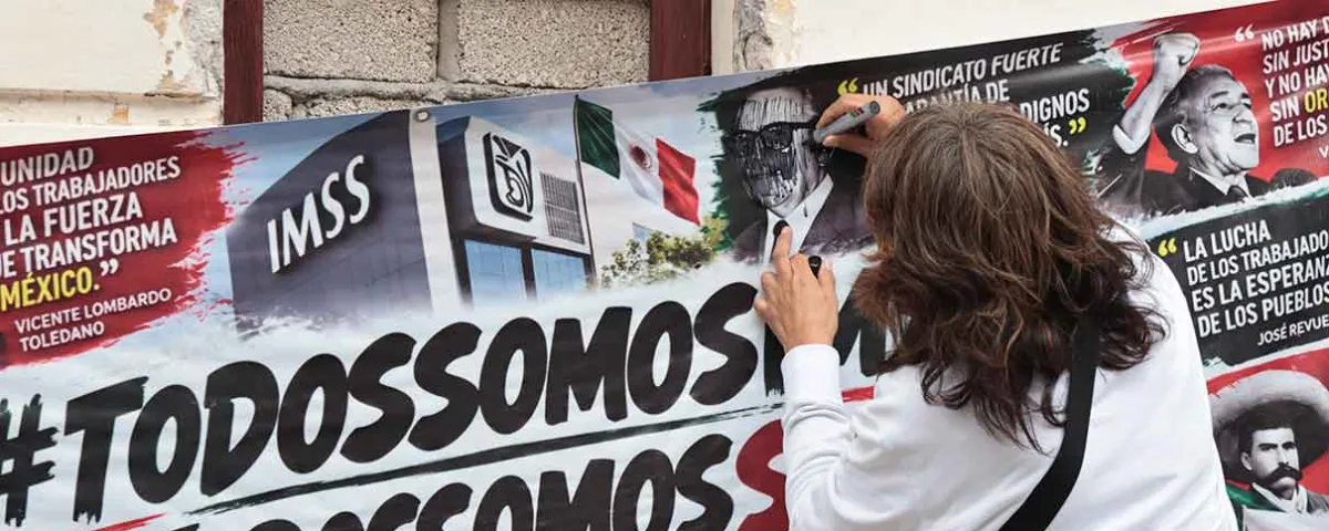 Trabajadores del IMSS Puebla marcharán el 30 de octubre por aumento del 10%