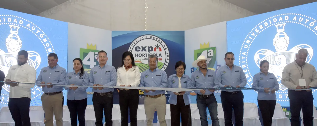 Lilia Cedillo inaugura la Expo Hortícola Puebla BUAP 2026