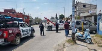 Candidato morenista de Amozoc solicitó protección tras ser baleada su camioneta
