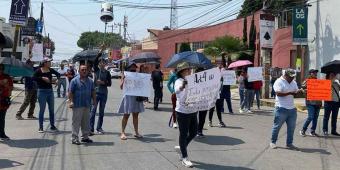 Habitantes bloquearon Cuautlancingo, exigen agua