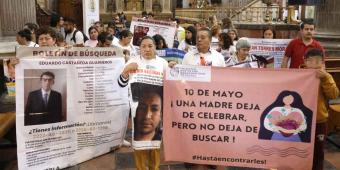 Nada que celebrar y mucho por buscar, dicen madres de desaparecidos en Puebla