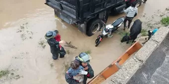 Daños y afectados por lluvias en Amozoc, Serdán, Esperanza y Puebla capital