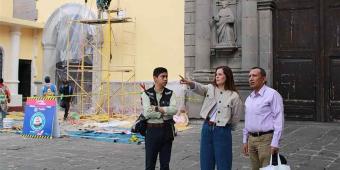 Ayuntamiento de Puebla da mantenimiento en templos de la Merced, San Sebastián de Aparicio y Santa Bárbara