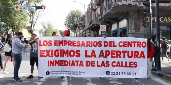 Edil de Puebla anunció que abrirán calles, pero no dijo fecha