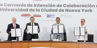 Puebla firma convenio con Universidad de NY: alianza para el futuro de los jóvenes