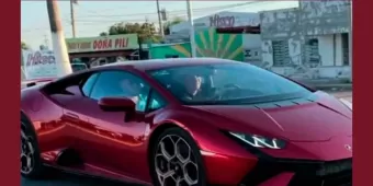 Diputado del PT conduce Lamborghini Huracán en Coahuila