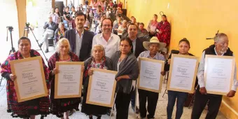 Cultura honra a artesanos de Puebla con el título de “Tesoros Humanos Vivos”