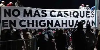 Protesta contra Tribunal suspendió festividades en Chignahuapan; turistas exigen reembolso