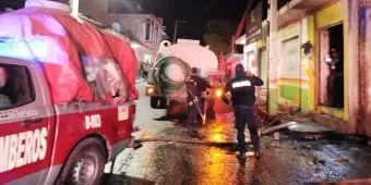 Explota puesto de pirotecnia en Huaquechula