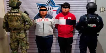 Operativo conjunto entre SSP y Semar deja tres detenidos por robo en Temaxcalac