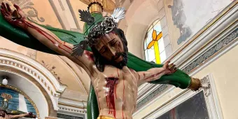 Renació el esplendor del Señor del Calvario de Izúcar tras histórica restauración